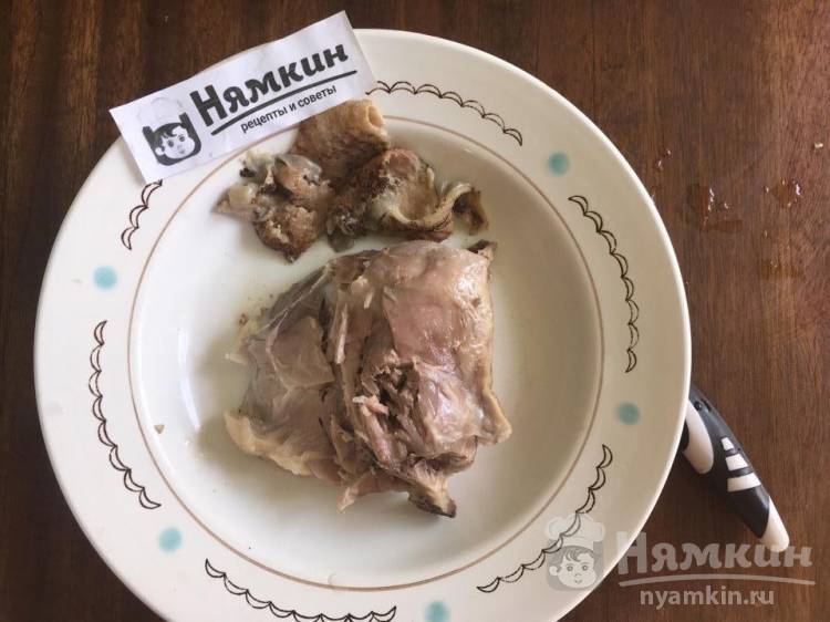Шаурма с курицей и овощами на сковороде - фото шаг 1