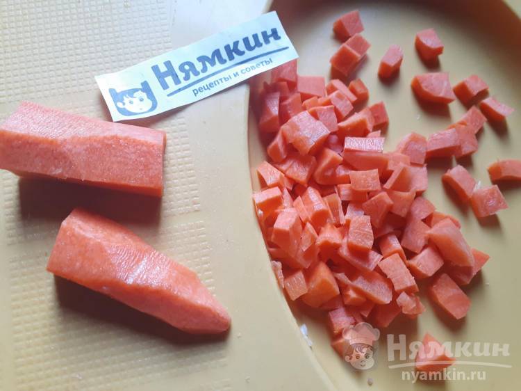 Овощное рагу с мясным фаршем на сковороде - фото шаг 6