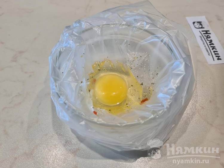 Как приготовить рецепт Яйцо в пакете