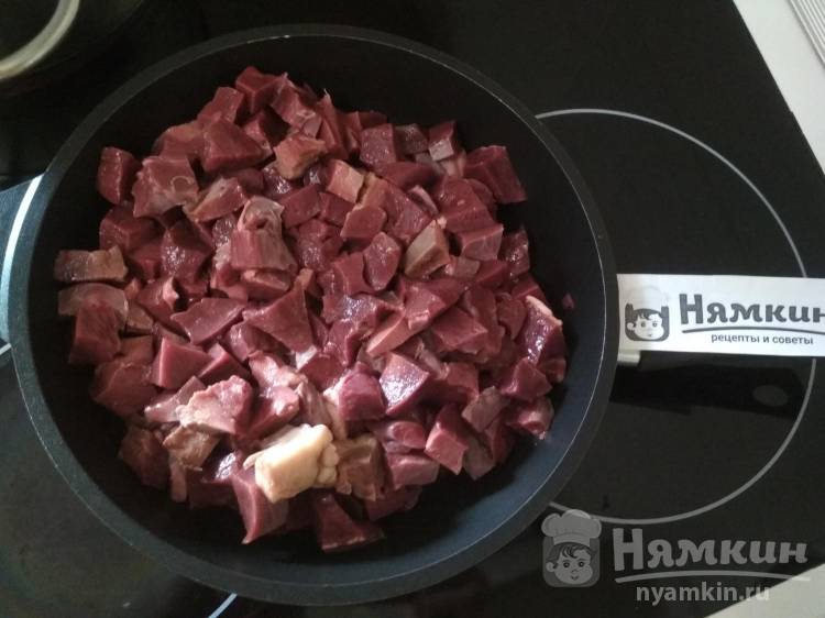 Свиное сердце с луком - рецепт приготовления с фото пошагово
