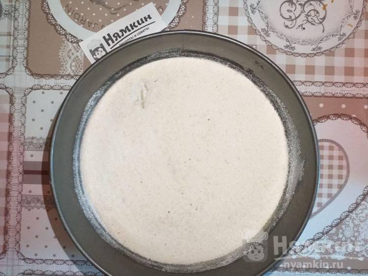 Насыпной яблочный пирог с манной крупой  - фото шаг 4