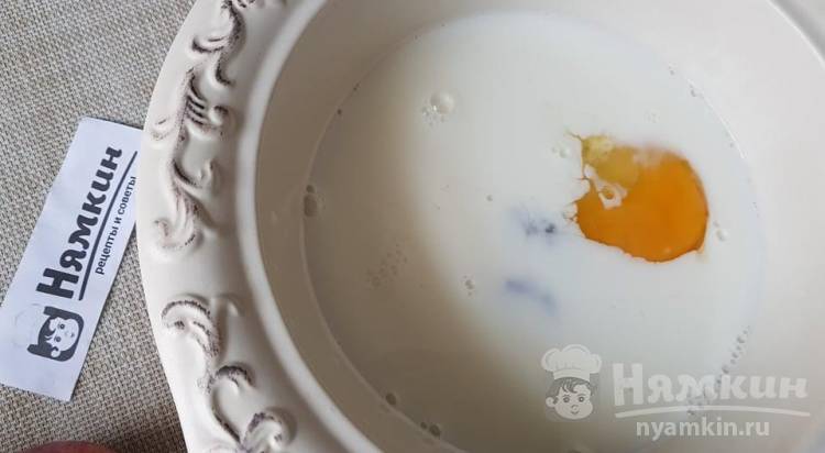 Запеканка из овсяных хлопьев с яблоками и грецкими орехами - фото шаг 3