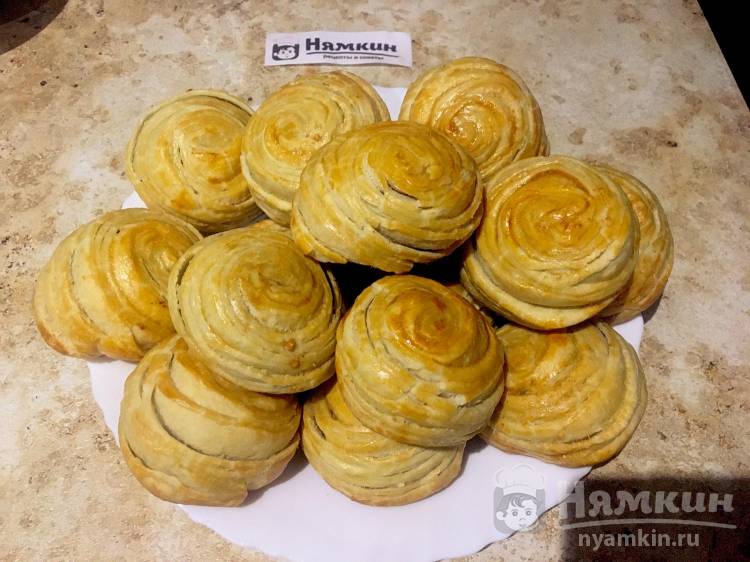 Ореховые слойки из готового теста в духовке - фото шаг 13