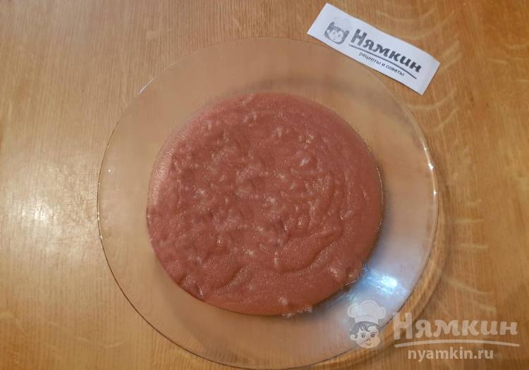 Манная каша с какао и вишнёвым вареньем Брауни - фото шаг 3