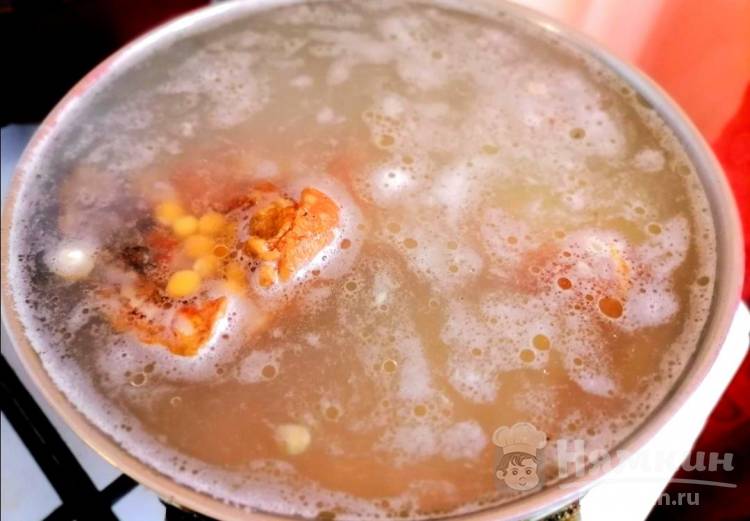 Быстрый гороховый суп без долгого замачивания гороха