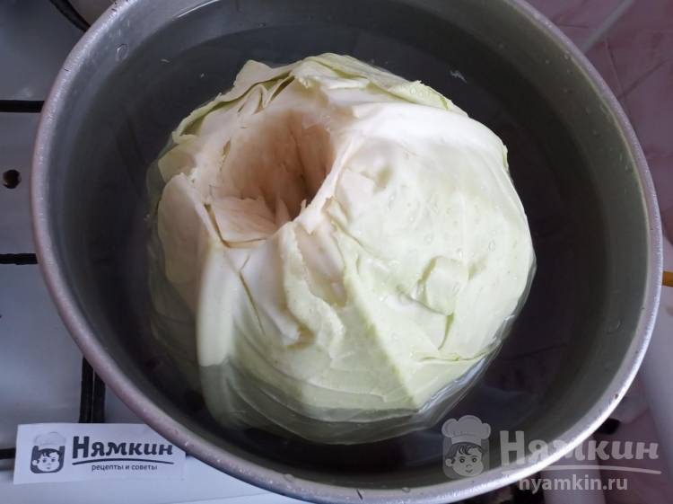 Голубцы из свежей капусты с мясным фаршем и овощами - фото шаг 1