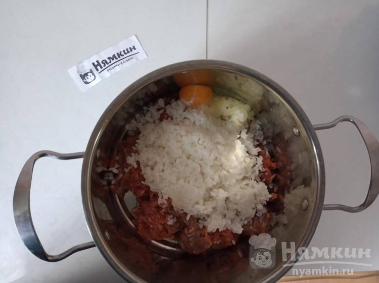 Голубцы из свежей капусты с мясным фаршем и овощами - фото шаг 6