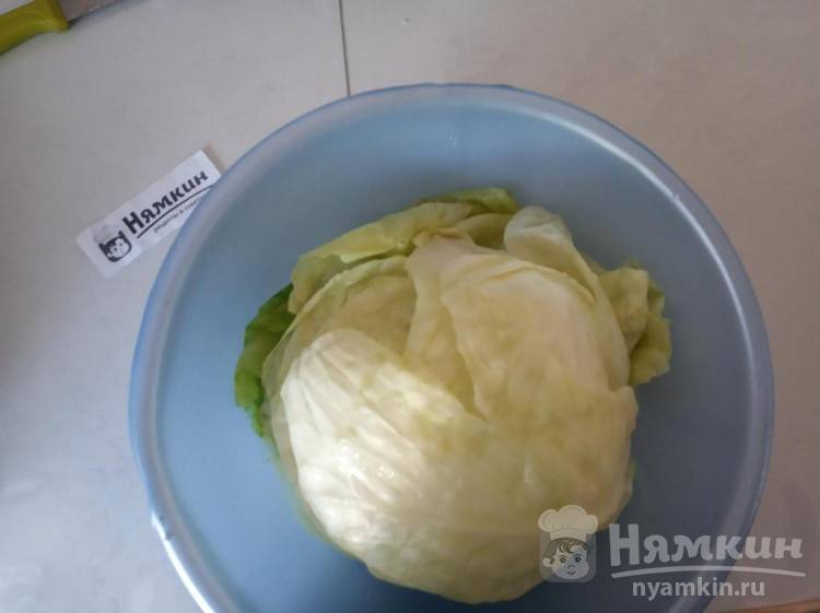 Голубцы из свежей капусты с мясным фаршем и овощами - фото шаг 16