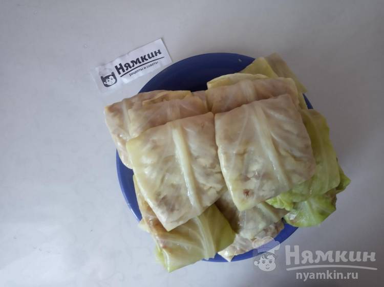 Голубцы из свежей капусты с мясным фаршем и овощами - фото шаг 20