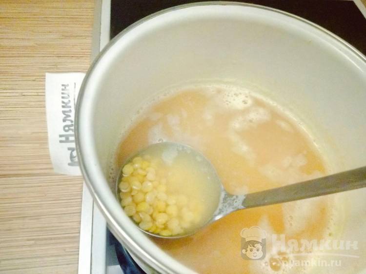 Постный гороховый суп с овощами и куркумой - фото шаг 2