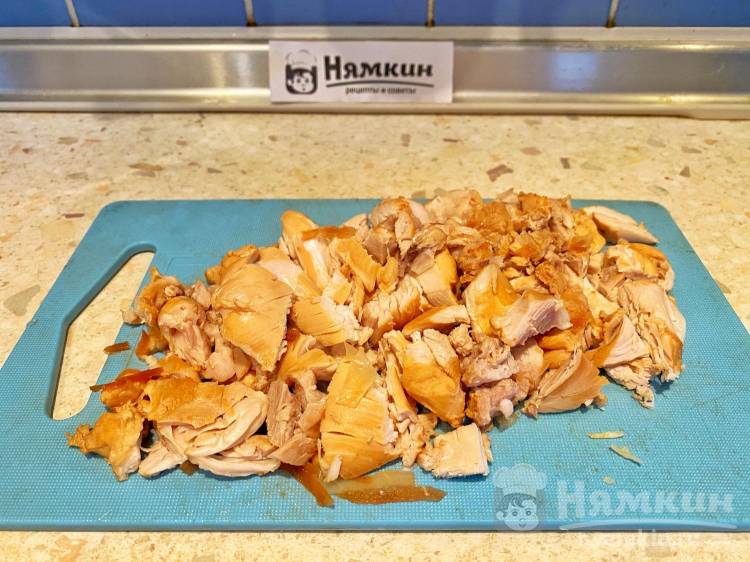 Борщ с капустой и свеклой на курином бульоне - фото шаг 18