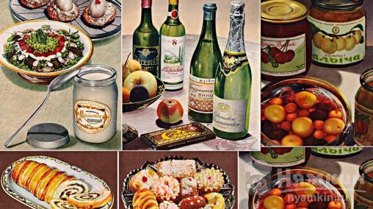 Забытые закуски из СССР: 8 блюд советского стола