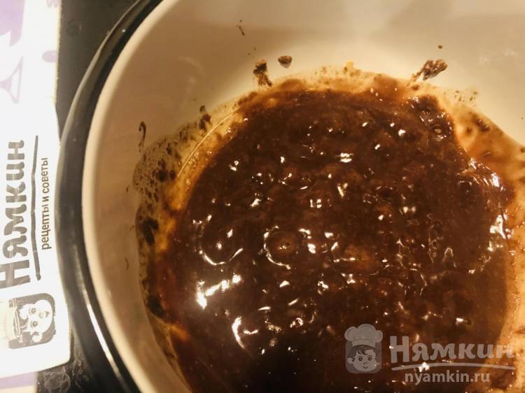 Бисквитный пирог с вареной сгущенкой и шоколадом - фото шаг 14