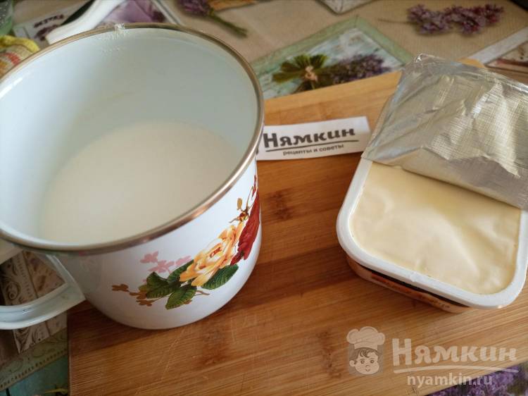 Куриное филе запеченное с рисом, балгарским перцем и стручковой фасолью в сливочно-сырном соусе - фото шаг 4