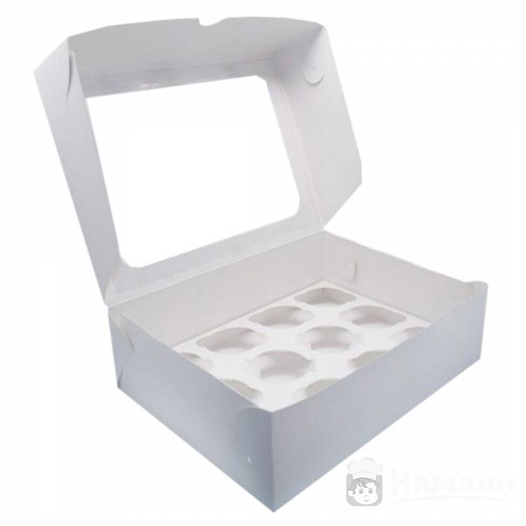 Коробка для макаронс *50*40 мм., белая_Candy Chef_купить недорого в Екатеринбурге