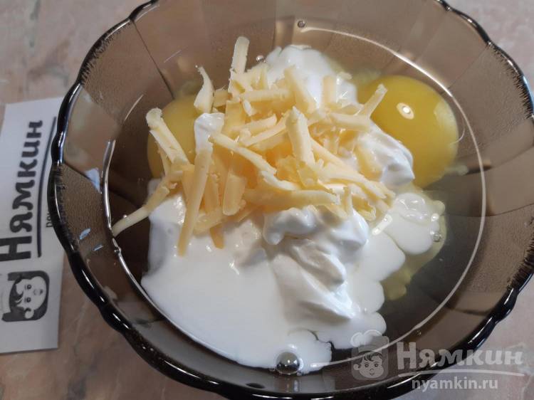 Ленивое мясо по-французски из курицы в духовке - фото шаг 6