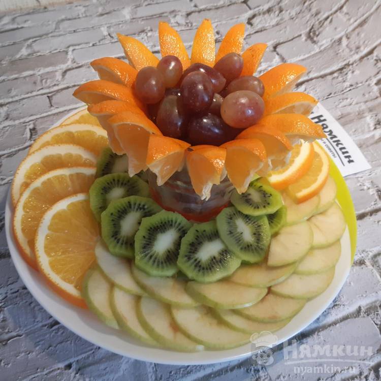 Как сделать нарезку из фруктов на праздник