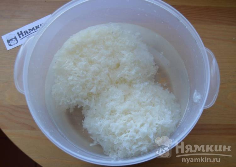 белый древесный гриб по-корейски рецепт