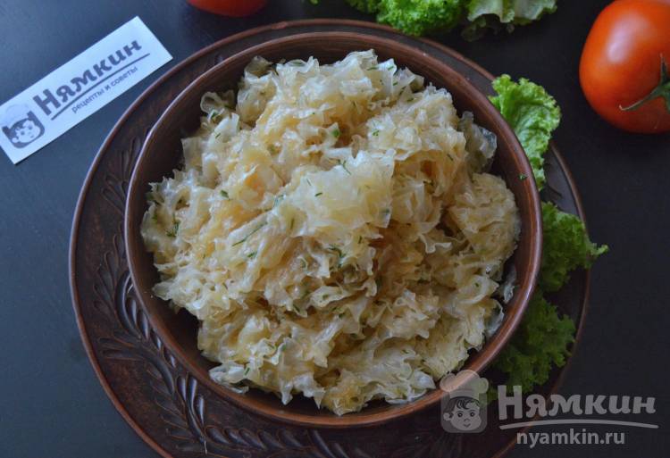 Салат из черных древесных грибов по-корейски | Рецепты на manikyrsha.ru