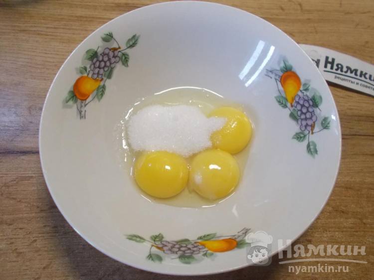 Карамельный десерт из молока и яиц