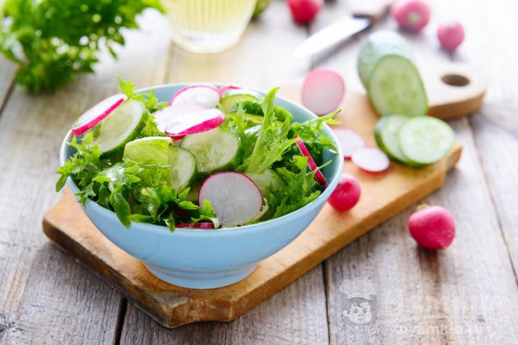 Топ-7 простых весенних салатов из овощей