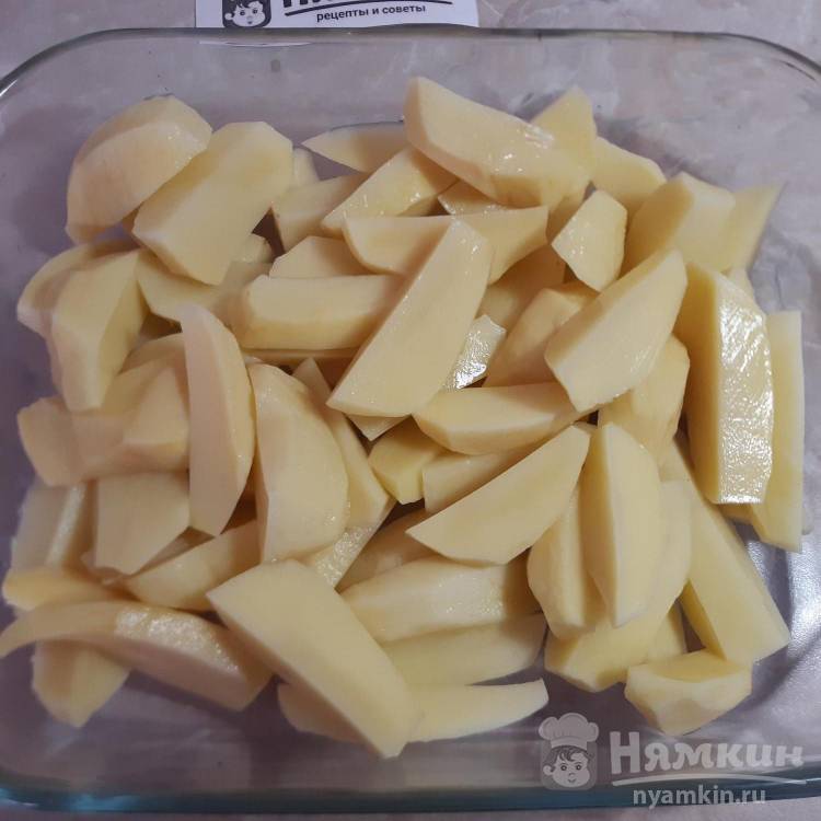 Куриные окорочка карри с картошкой – запекаем в духовку - фото шаг 5