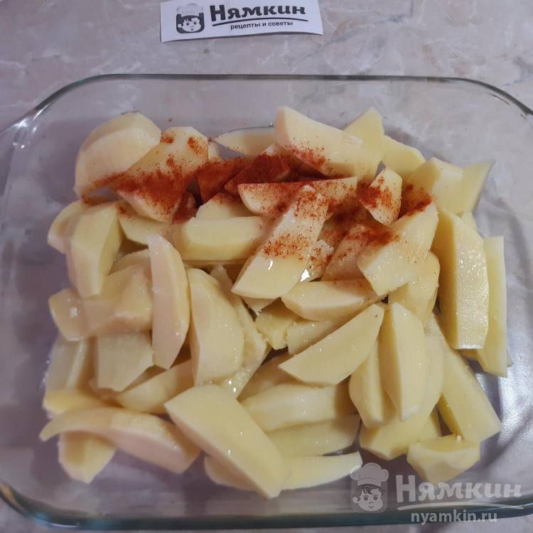 Куриные окорочка карри с картошкой – запекаем в духовку - фото шаг 6
