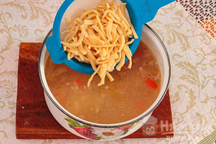 Суп с домашней лапшой – 15 рецептов приготовления