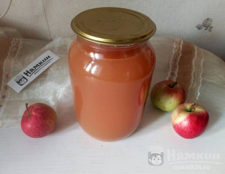 Рецепт яблочного сока на зиму без соковыжималки