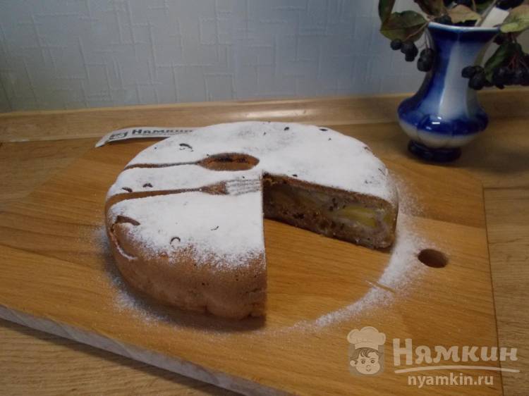 Яблочный пирог с корицей в мультиварке - фото шаг 9