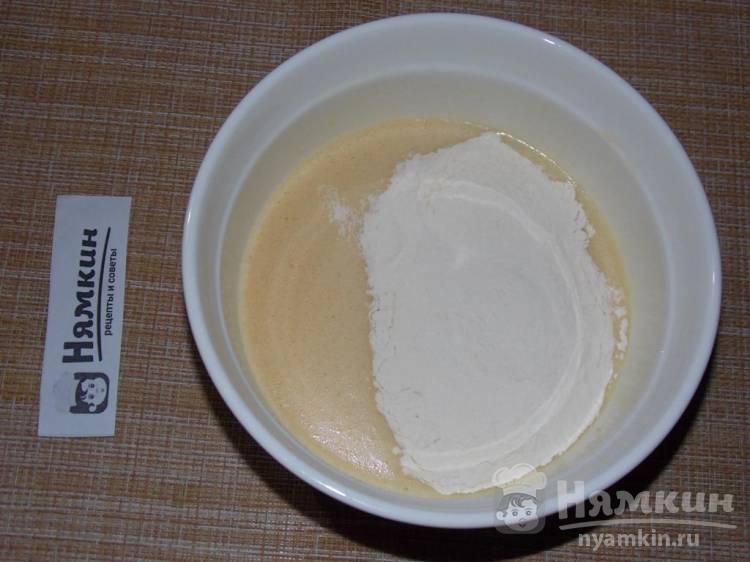 Вафельное печенье с арахисовой пастой в мультипекаре - фото шаг 3