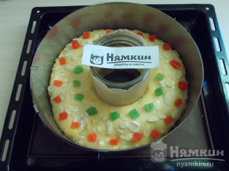 Рождественский пирог Трех королей со взбитыми сливками - фото шаг 14