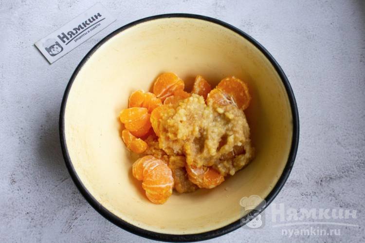 Джем из мандаринов с яблоками в домашних условиях - фото шаг 2