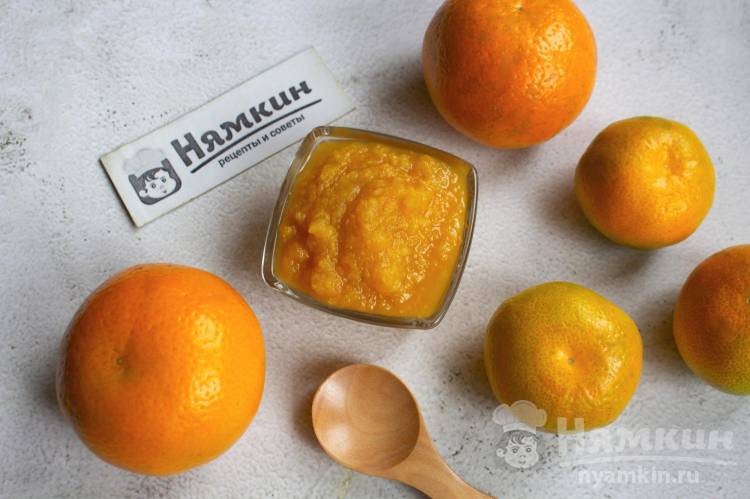 Джем из мандаринов с яблоками в домашних условиях - фото шаг 7