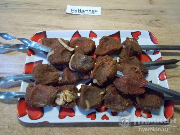 Мягкий шашлык из говядины в домашних условиях - фото шаг 8