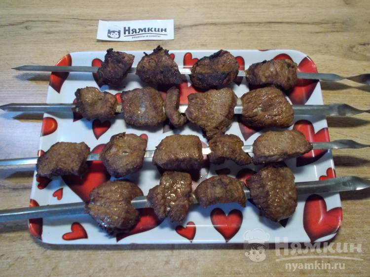 Мягкий шашлык из говядины в домашних условиях - фото шаг 9
