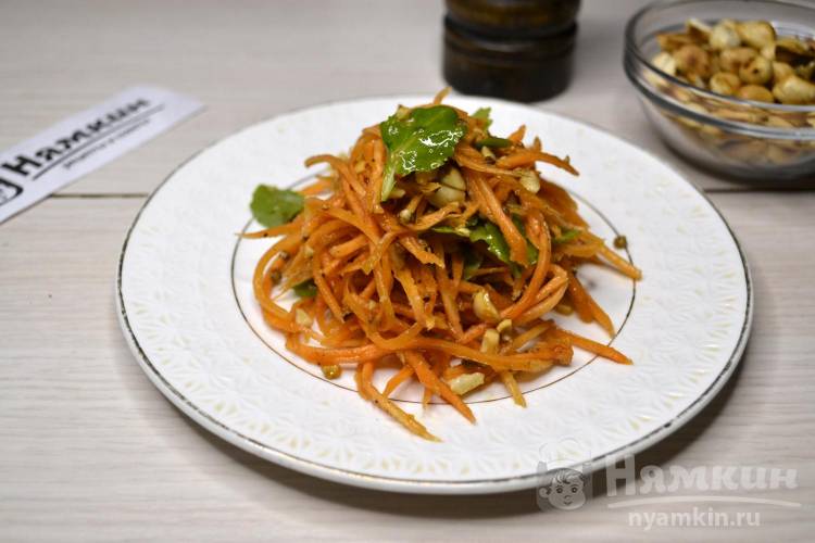 Салат из моркови и жареного арахиса - фото шаг 10