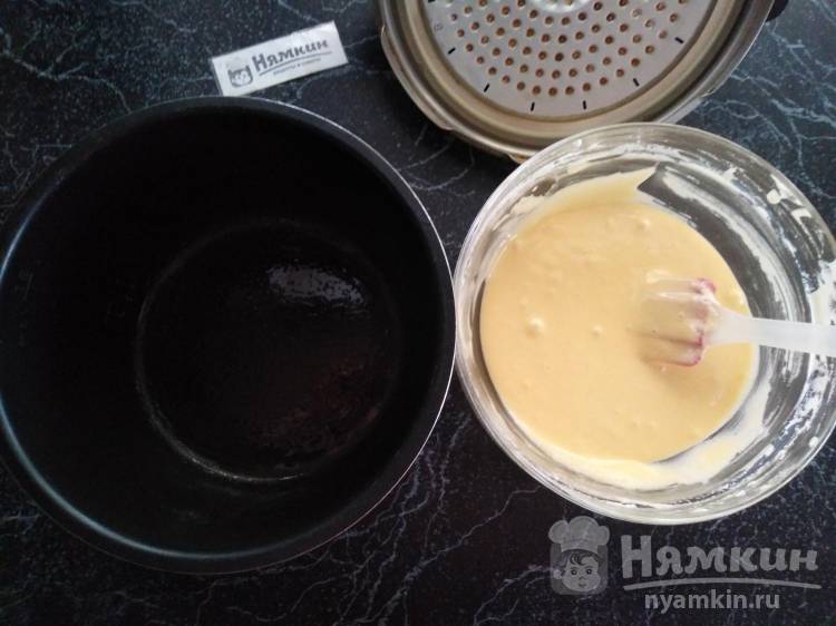 Бисквит из кукурузной муки в мультиварке - фото шаг 7