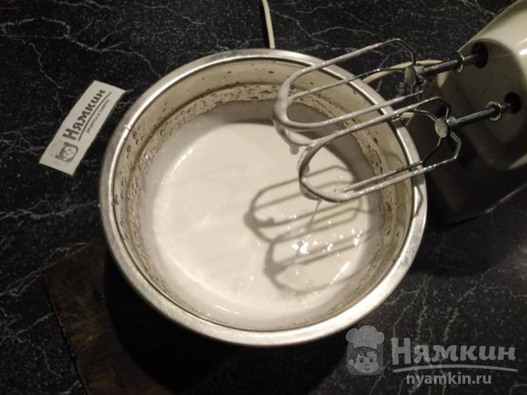 Безбелковая глазурь для кулича с лимоном на желатине - фото шаг 8