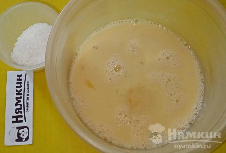 Вафельные коржи для торта на молоке в электровафельнице - фото шаг 2