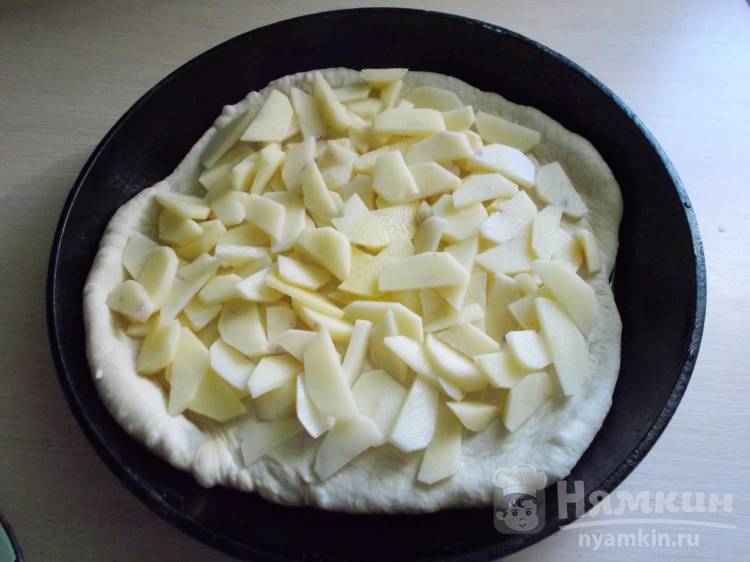 Ингредиенты для «Пирожки с картофелем и салом»: