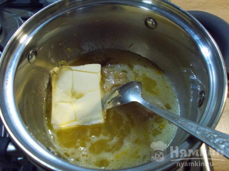 Шоколадный пряник с абрикосовым джемом в духовке - фото шаг 4