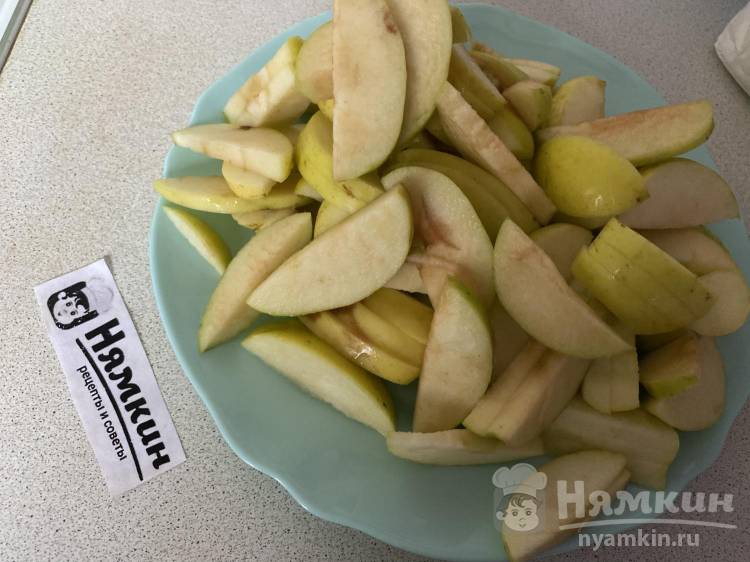Шарлотка с мандаринами и яблоками - рецепт автора Екатерина Стефанова