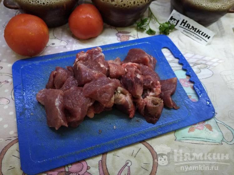 Лазанья со свиным фаршем из теста фило в духовке - фото шаг 1