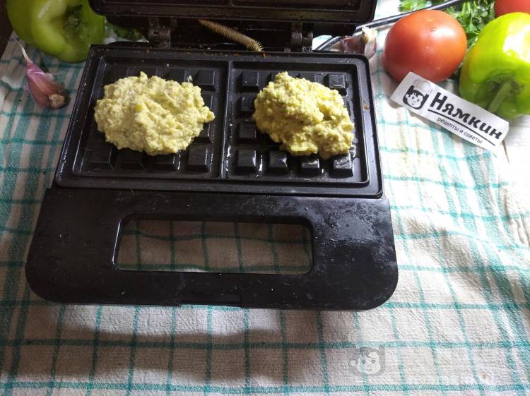 Постные вафли из чечевицы, кабачков и картофеля - фото шаг 5