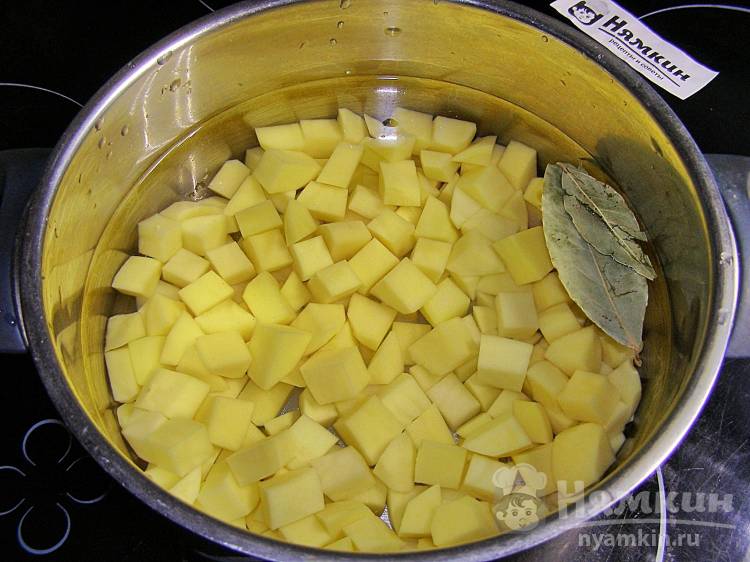 Постный рассольник с капустой и солёной черемшой - фото шаг 2