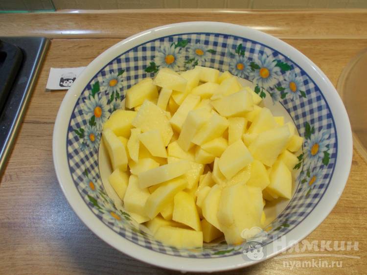 Постный борщ с капустой, фасолью и заправкой для борща - фото шаг 3