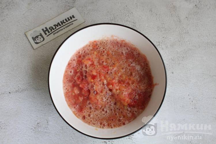 Макароны с томатной подливой из мясного фарша и овощей - фото шаг 3