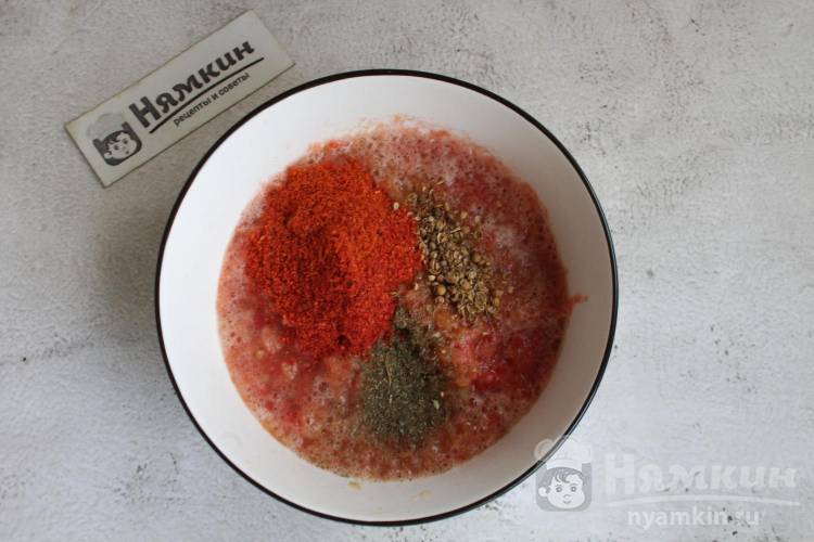 Макароны с томатной подливой из мясного фарша и овощей - фото шаг 4