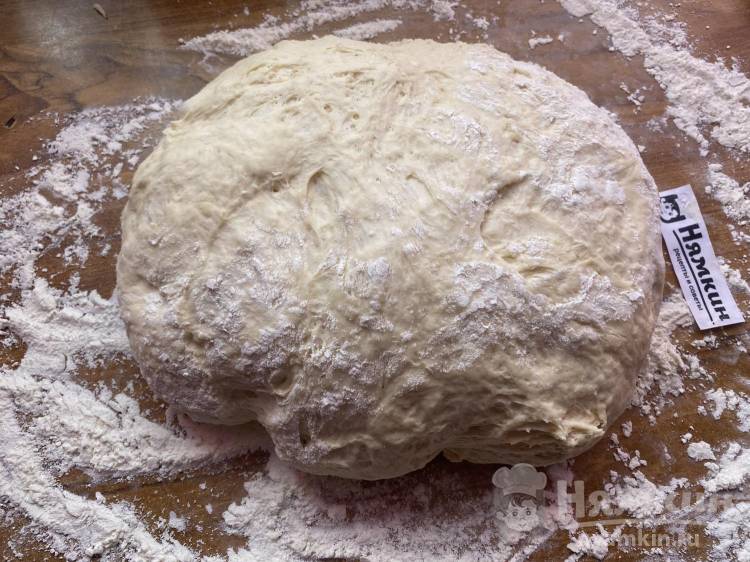 Дрожжевые пирожки с капустой и луком в духовке - фото шаг 1